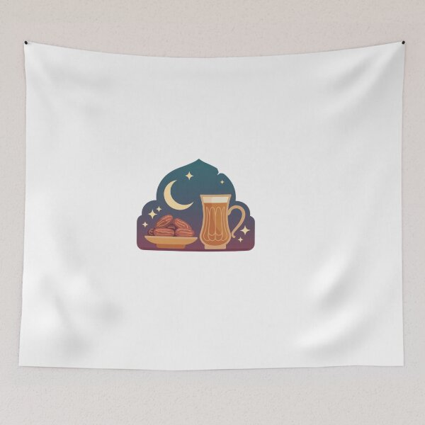 Item preview,   Ramadan Mubarak Islamic Crescent Moon & Lantern Design designed and sold by SHop25souka.