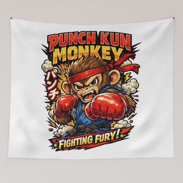 Item preview, PUNCH KUN MONKEY designed and sold by EDDANI.
