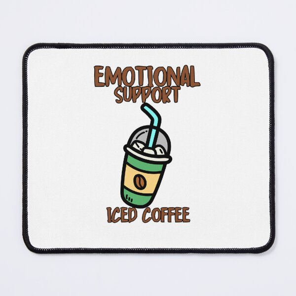 Item preview, Emotional Support Iced Coffee designed and sold by LuveraxArt.