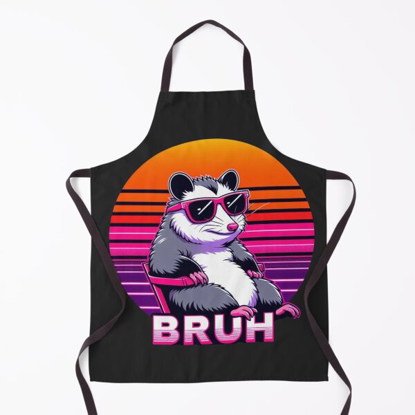 Item preview, Bruh Possum Vaporwave Sunset Meme designed and sold by crazygoose30.