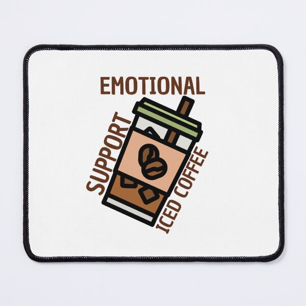 Item preview, Emotional Support Iced Coffee designed and sold by LuveraxArt.
