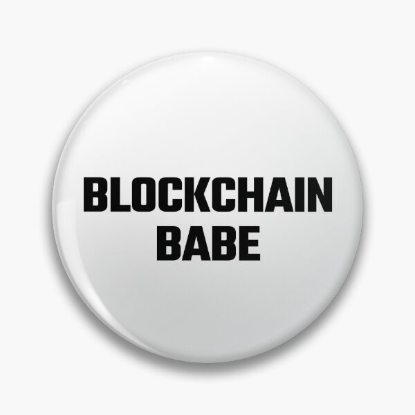 Artikelvorschau, Blockchain Babe - Black Text entworfen und verkauft von Fight The Shirts.