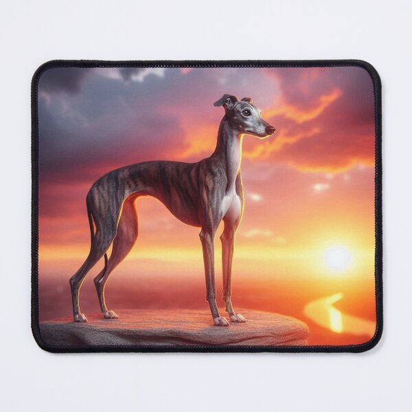 Item preview, Silent Speed – Greyhound Twilight Motif designed and sold by Dogandesighn.