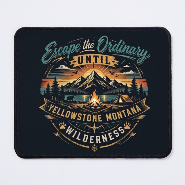 Item preview, Escape the Ordinary – Yellowstone Wilderness Scene designed and sold by Dogandesighn.