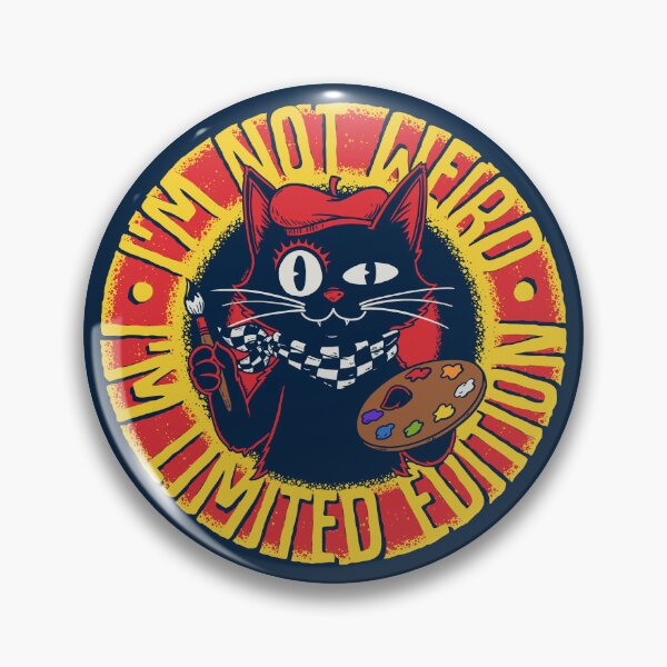 Item preview, Artist Black Cat: I'm Not Weird I'm Limited Edition designed and sold by sXe-art.