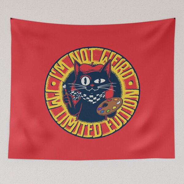 Item preview, Artist Black Cat: I'm Not Weird I'm Limited Edition designed and sold by sXe-art.
