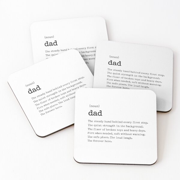 Item preview, Dad Definition – Meaning of Dad Minimalist Father Quote Design designed and sold by Aura.Creative.