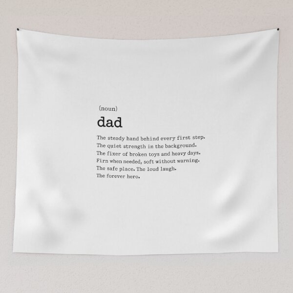 Item preview, Dad Definition – Meaning of Dad Minimalist Father Quote Design designed and sold by Aura.Creative.