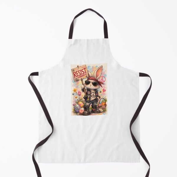 Item preview, This Bunny Resists Easter Activist designed and sold by Crafting Crime Shop.