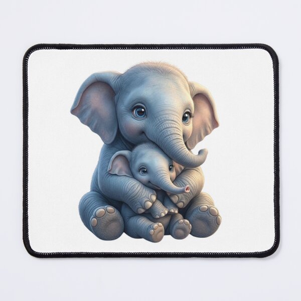 Item preview, Majestic Gentleness: Elephant Duo designed and sold by CHRIST5000.