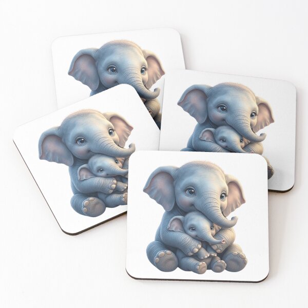 Item preview, Majestic Gentleness: Elephant Duo designed and sold by CHRIST5000.