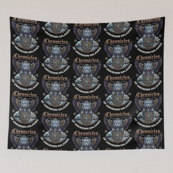 Item preview, Chronicles of Unknown Galaxies – Steampunk Snow Leopard designed and sold by Dogandesighn.