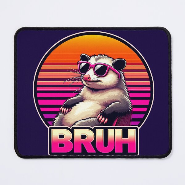 Item preview, Bruh Possum Chill Retro Meme designed and sold by crazygoose30.