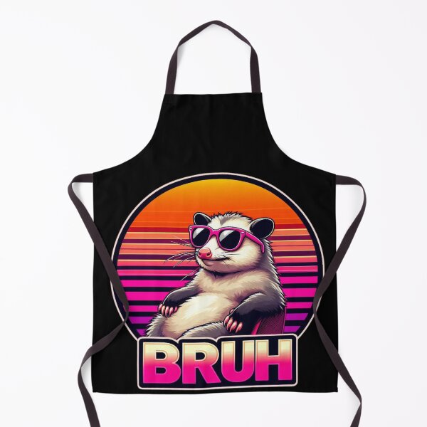 Item preview, Bruh Possum Chill Retro Meme designed and sold by crazygoose30.