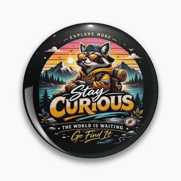 Item preview, Explore More Raccoon – Stay Curious Adventure  designed and sold by Dogandesighn.