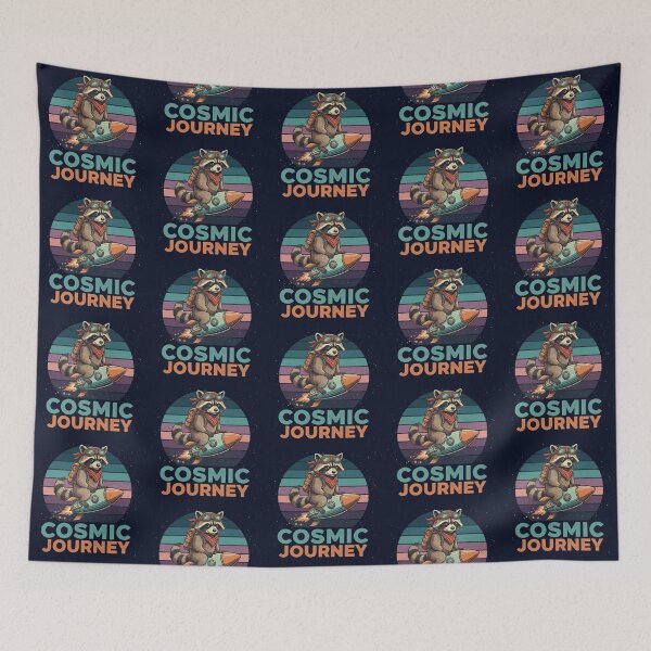 Item preview, Cosmic Journey – Rocket Raccoon Adventure designed and sold by Dogandesighn.
