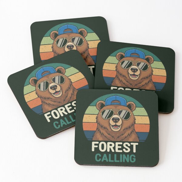 Item preview, Forest Calling – Whimsical Bear Adventure designed and sold by Dogandesighn.