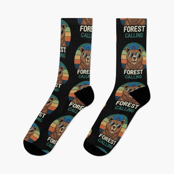 Item preview, Forest Calling – Whimsical Bear Adventure designed and sold by Dogandesighn.