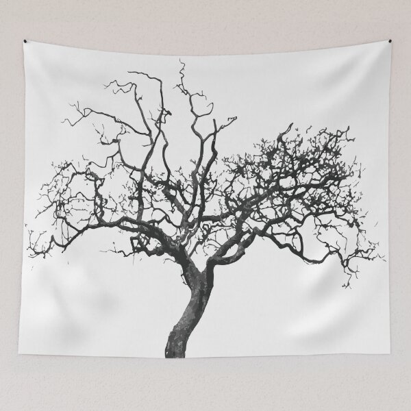 Item preview, Intricate Leafless Tree Silhouette Artwork designed and sold by Arturo Daniel Garcia Palomo.
