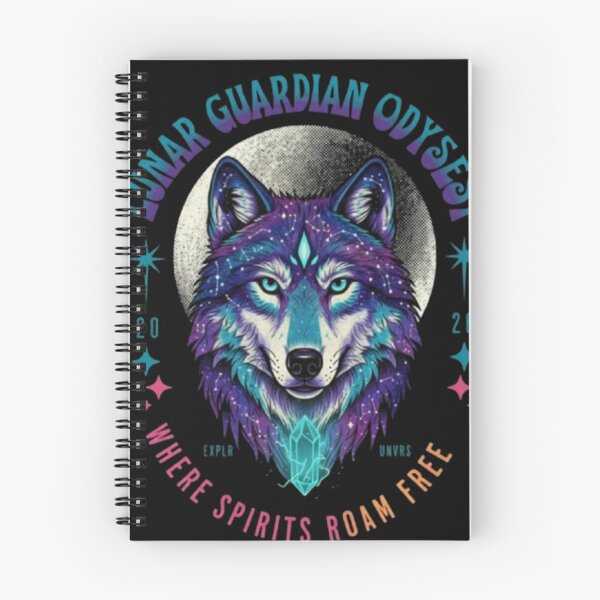 Item preview, Lunar Guardian Odyssey – Mystical Cosmic Wolf designed and sold by Dogandesighn.