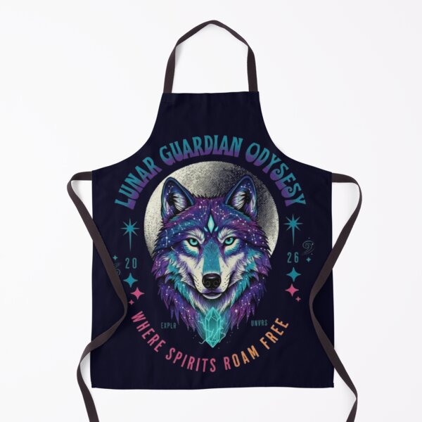 Item preview, Lunar Guardian Odyssey – Mystical Cosmic Wolf designed and sold by Dogandesighn.