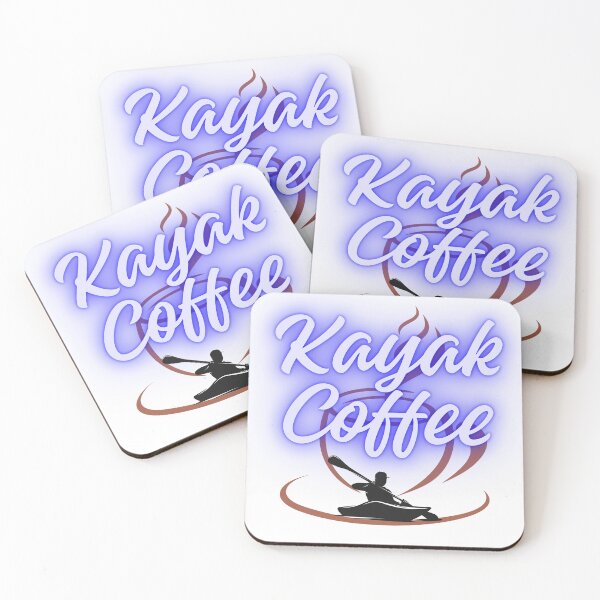 Item preview, Kayak Coffee Lover Design – Funny Kayaking & Coffee Graphic for Paddlers, Outdoor Adventure Gift designed and sold by Anasalseady.