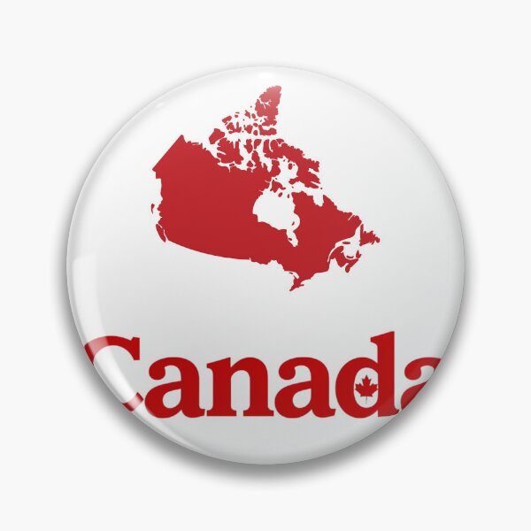 Item preview, Red Canada Map Silhouette Graphic Design designed and sold by Crevadstore .