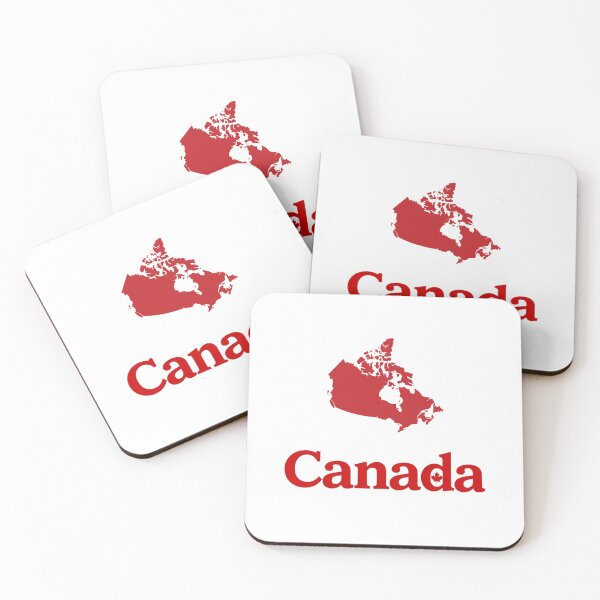 Item preview, Red Canada Map Silhouette Graphic Design designed and sold by Crevadstore .