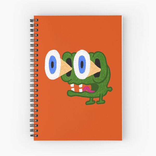 Item preview, Crazy Green Whimsical Creature with Eyes Popping Out designed and sold by ArtNoveltee.