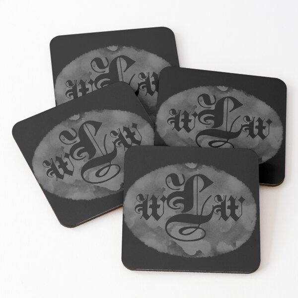 Item preview, WLW black and grey monogram designed and sold by oops-ink.