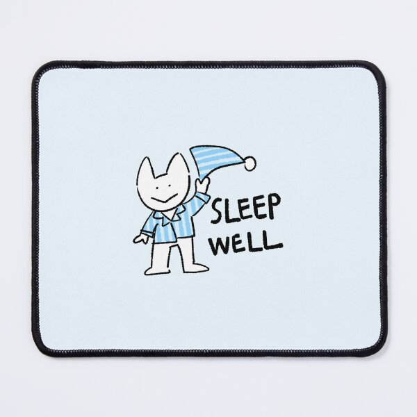 Item preview, Sleep Well Cat Sticker – Cute Kawaii Cat Art designed and sold by lazydayz16.