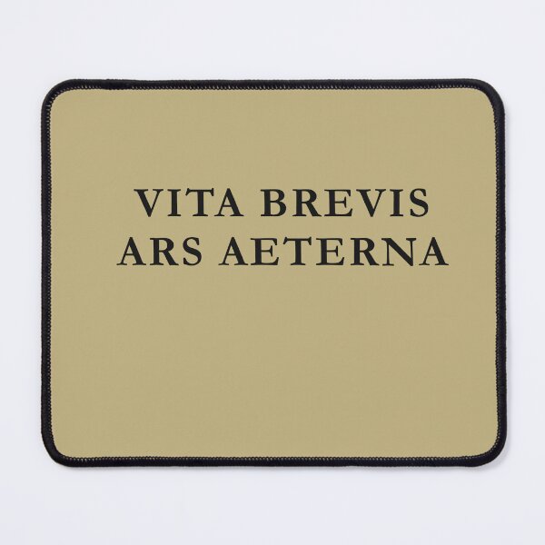 Item preview, Vita Brevis Ars Aeterna Latin Dark Academia Philosophy Design designed and sold by semenol.