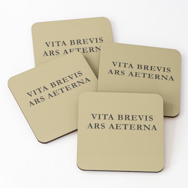 Item preview, Vita Brevis Ars Aeterna Latin Dark Academia Philosophy Design designed and sold by semenol.