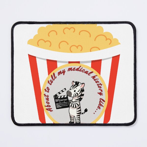 Item preview, About To Tell My Medical History – Chronic Illness Humor designed and sold by ZebraDazzleDesigns.