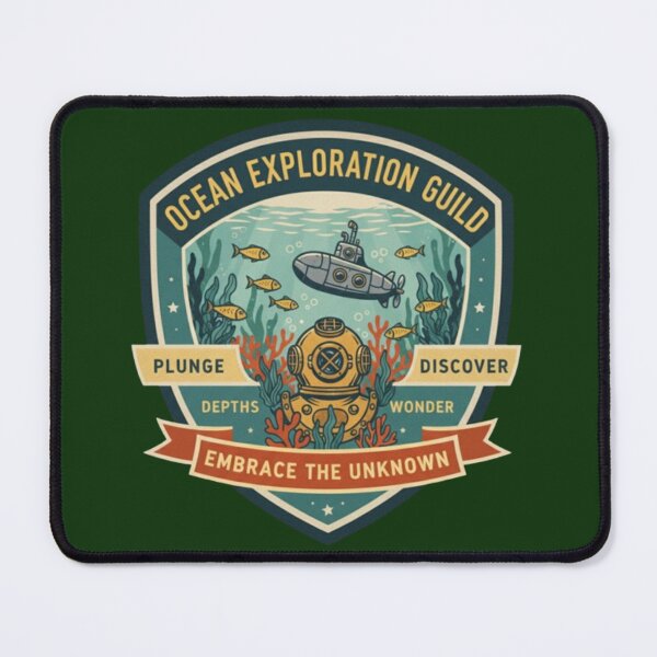 Item preview, Ocean Exploration Guild – Embrace the Unknown designed and sold by Dogandesighn.
