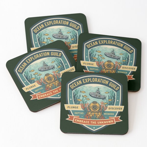 Item preview, Ocean Exploration Guild – Embrace the Unknown designed and sold by Dogandesighn.
