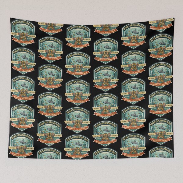 Item preview, Ocean Exploration Guild – Embrace the Unknown designed and sold by Dogandesighn.
