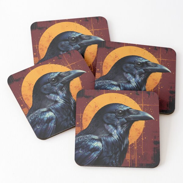 Item preview, Mystic Raven – Abstract Sun Emblem designed and sold by Dogandesighn.
