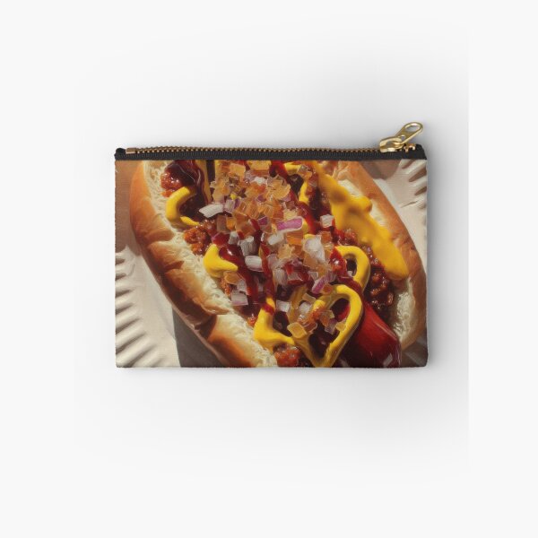 Item preview, Loaded Chili Cheese Dog with Mustard and Onions designed and sold by Shannon Hilson.