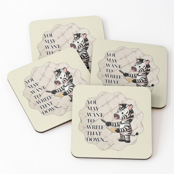 Item preview, You May Want To Write That Down – Medical Zebra Humor designed and sold by ZebraDazzleDesigns.
