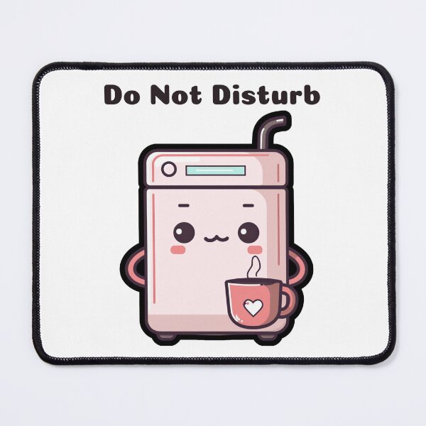 Item preview, Do Not Disturb Cute Coffee Sticker – Introvert Mood Kawaii Character designed and sold by Moodlings .