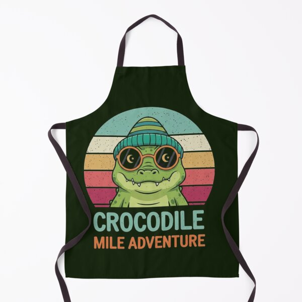 Item preview, Crocodile Mile Adventure – Retro Animal Design  designed and sold by Dogandesighn.