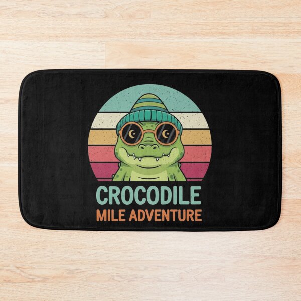 Item preview, Crocodile Mile Adventure – Retro Animal Design  designed and sold by Dogandesighn.