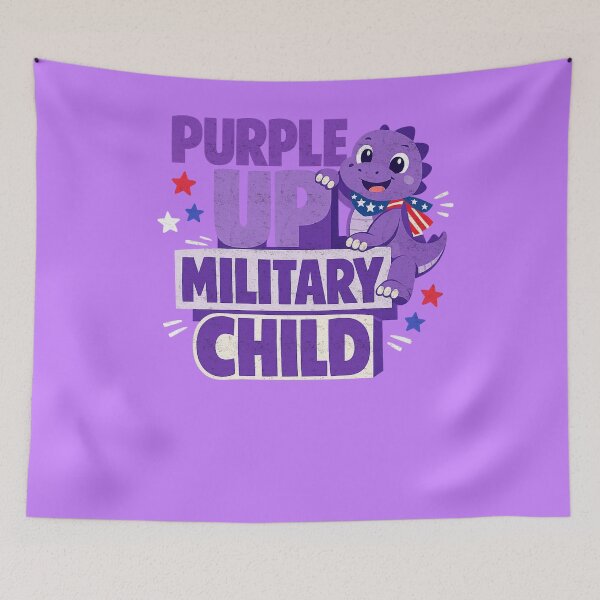 Item preview, Purple Up Military Child Support Pride designed and sold by FreshVibe Prints.