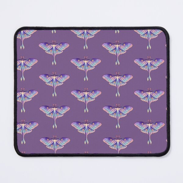 Item preview, Lavender Luna Moth Pastel Celestial Fantasy Moth Art designed and sold by Crystal Moon.