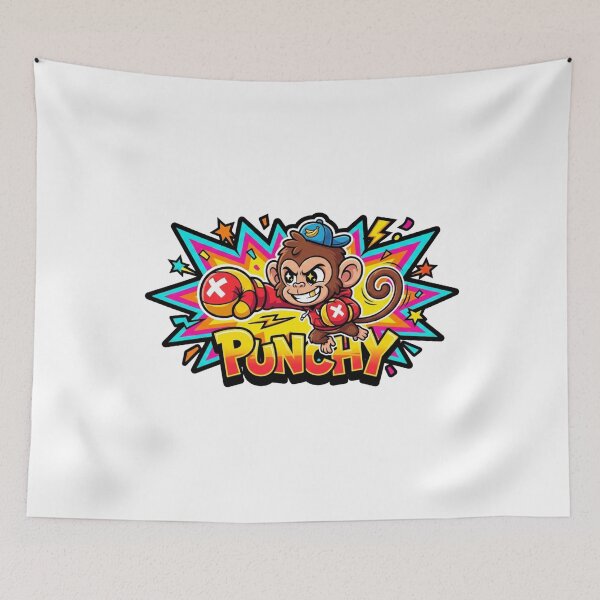 Item preview, Punchy the Monkey: Streetwear Boxing Champ Aesthetic designed and sold by Wear Sculpt.