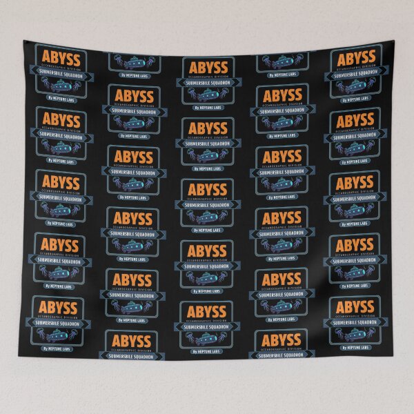 Item preview, ABYSS Oceanographic Division – Submarine & Jellyfish Badge designed and sold by Dogandesighn.