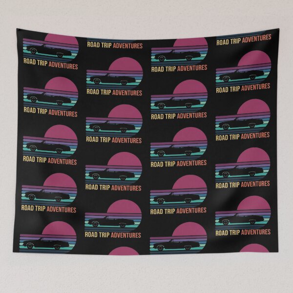 Item preview, Road Trip Adventures – Retro Travel Design designed and sold by Dogandesighn.