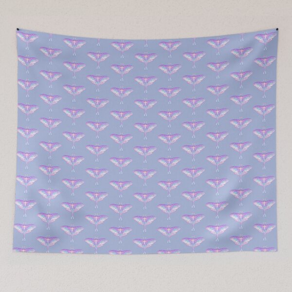 Item preview, Kawaii Pastel Luna Moth Celestial Sky Fantasy Moth designed and sold by Crystal Moon.
