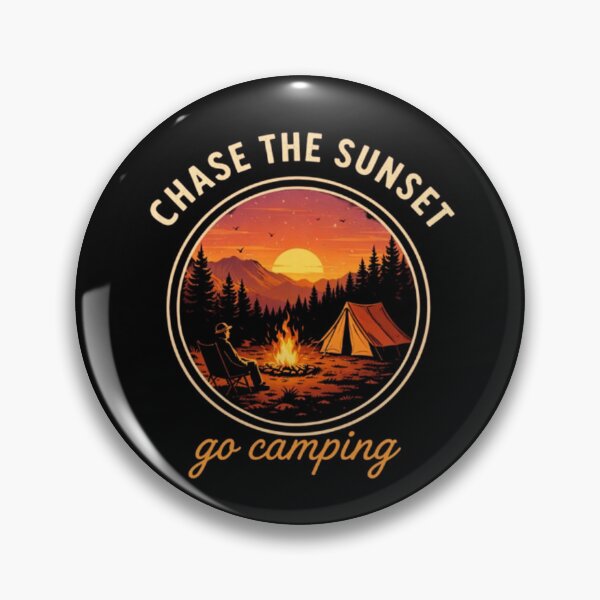 Item preview, Chase the Sunset – Go Camping Adventure Design designed and sold by Dogandesighn.